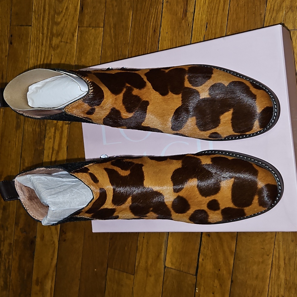 Louise et Cie Brown and Black Ankle Boots